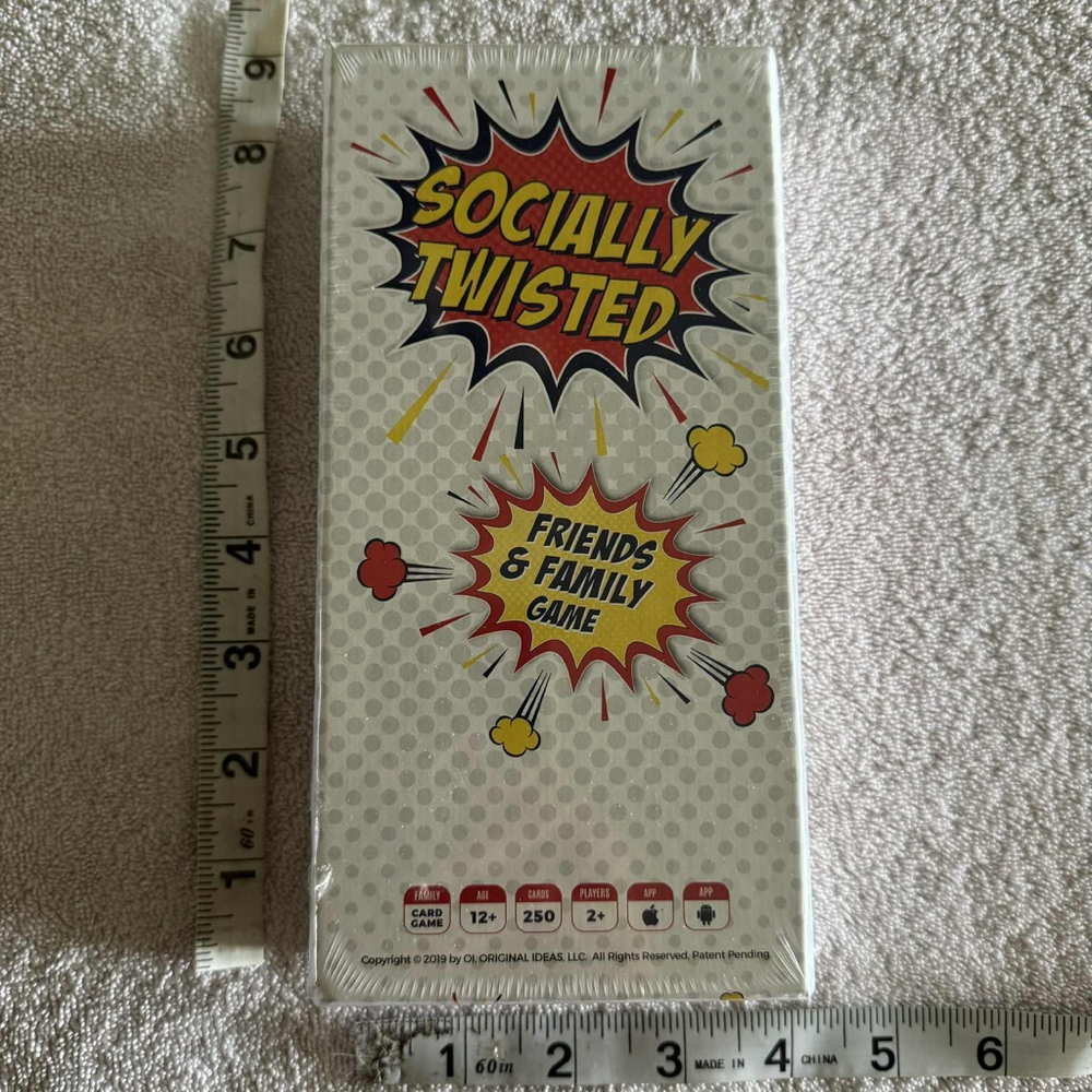 Socially Twisted Friends & Family Card Game - White - One Size